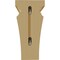 Ekena Millwork 6"W x 6 3/4"D x 12"H Large Nevio Wood Corbel, Alder CORW06X06X12NEAL - alternate 2